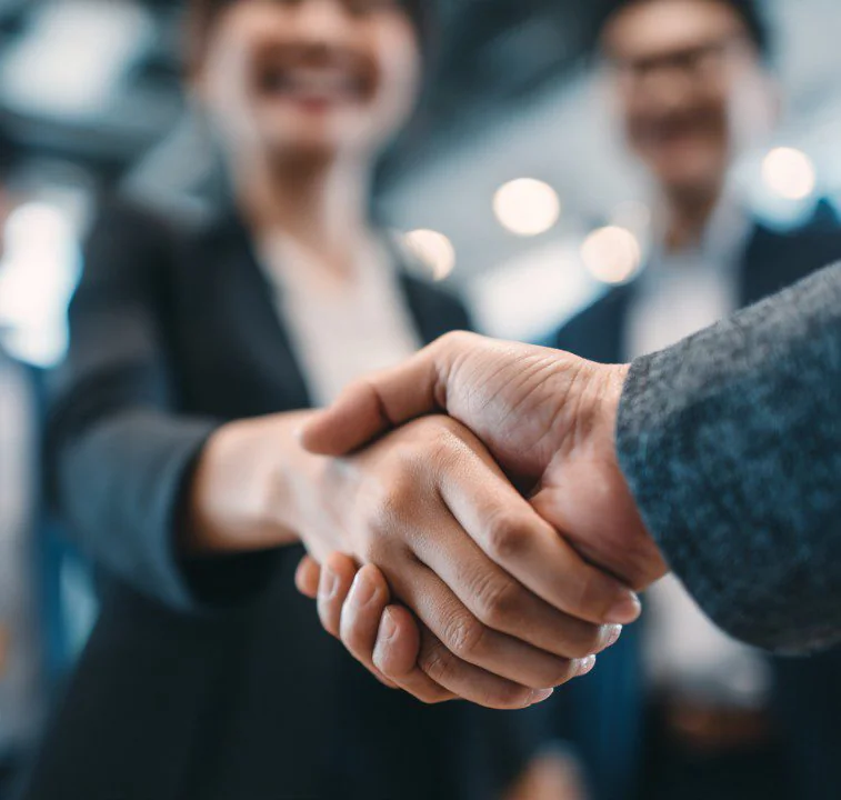 Business handshake